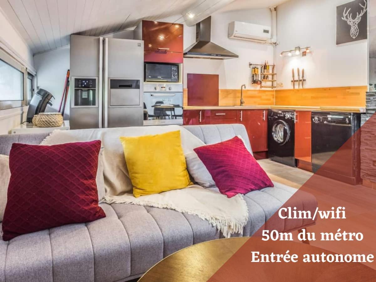 ☆ L'appart D'oie ☆ 2 Pieces ☆ 50m Du Metro ☆ Fibre Apartment